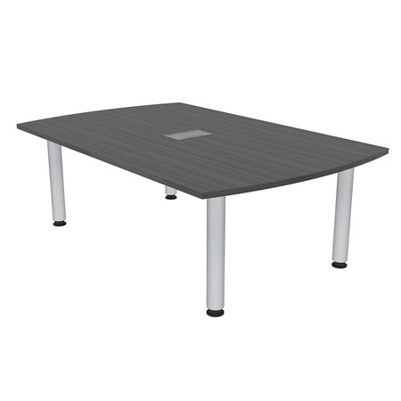 Skutchi Designs 45.25 in W, 71.5 in L, 29 in H, Engineered Wood Top, Grey H-AREC-4672-PT-AN-EL